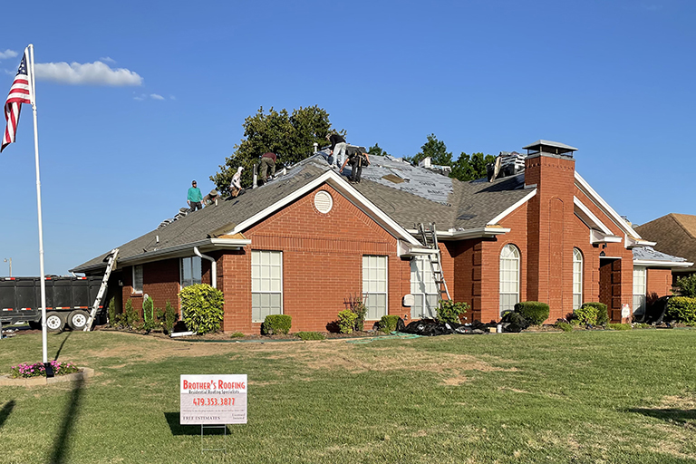 hail damaged roof